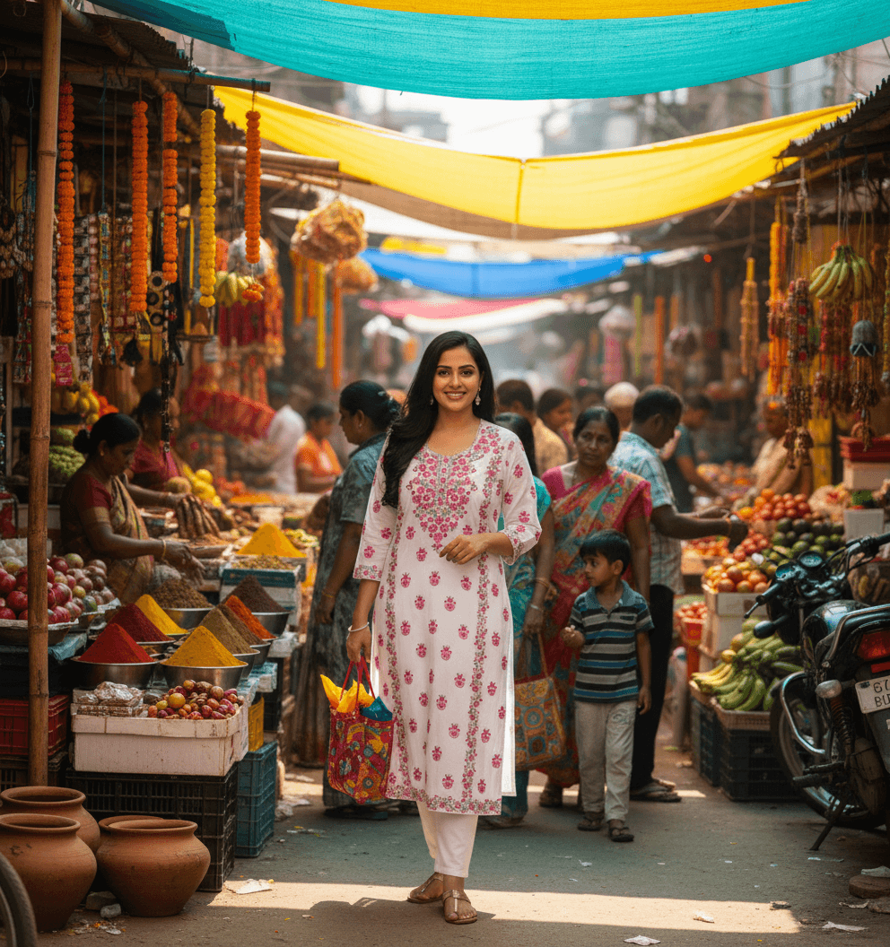 White Deep Pink Floral Embroidered Lawn Shirt – Classic Bloom Edition AR Handwork 6